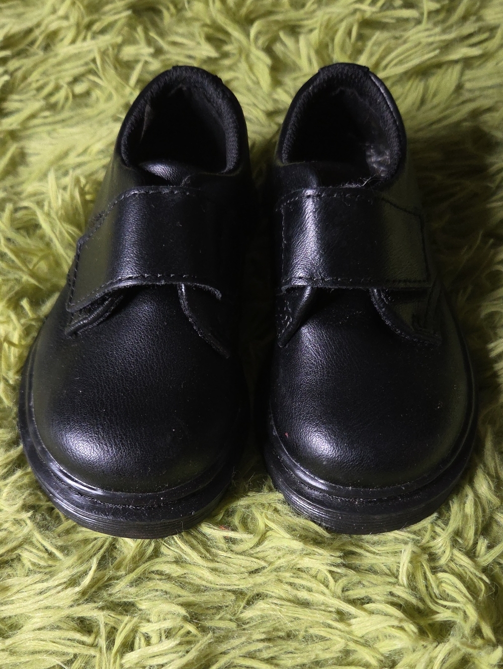 Dr. Martens Black Velcro Mary Jane Kids Shoes